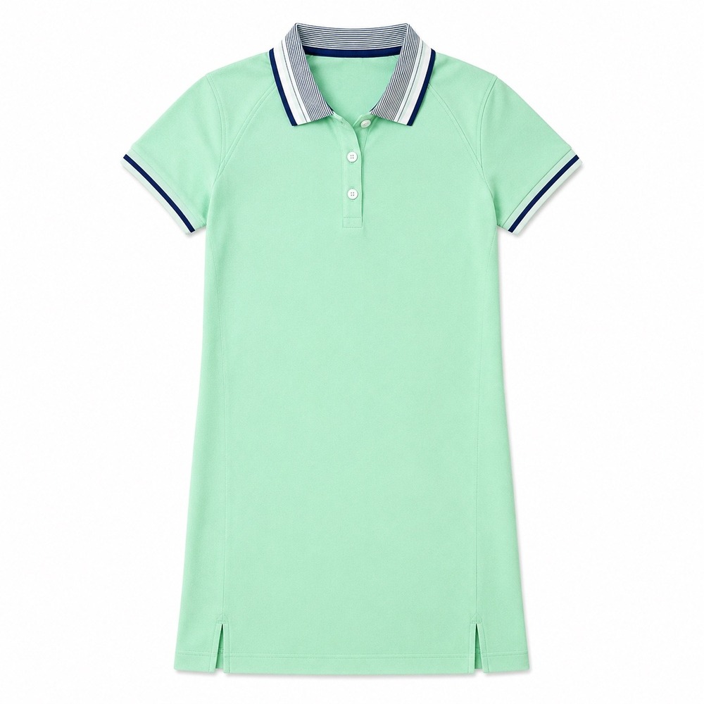 Ivivva We Run Dress Mint Green Polo Athletic Dress Girls Size 10